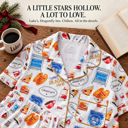 Gilmore Girls Satin Pajama Set