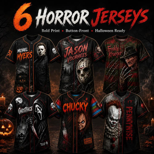 Wicked Waltz® Horror Slasher Baseball Jersey