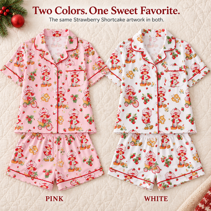 Strawberry Shortcake Satin Pajamas Set