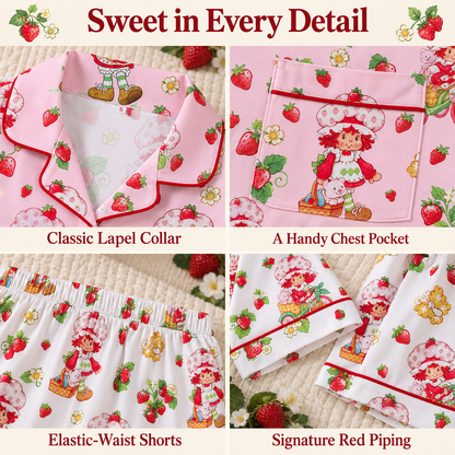Strawberry Shortcake Satin Pajamas Set